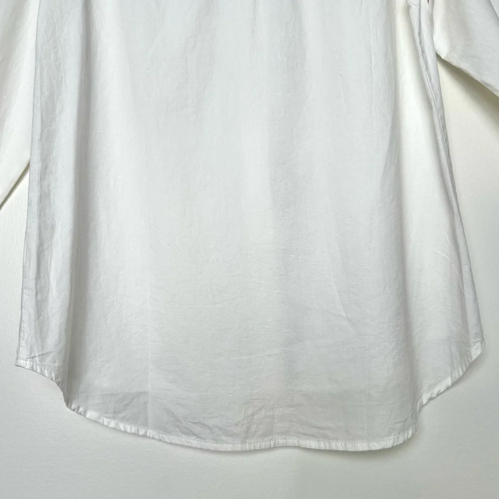 Kitschy Embroidered Rabbit with Crochet Carrot Dopamine Dressing Kawaii Blouse - Picture 9 of 9